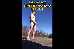 Total Naked Parking Lot Bare Feet Feb 2020