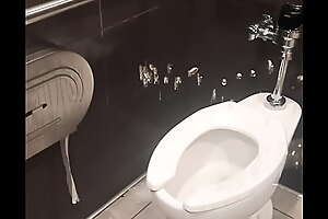 Public bathroom piss 1