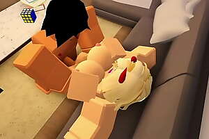 [Roblox Porn] Nasty boy destroys nasty girl's pussy and throat (with sounds)
