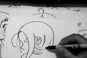 How to draw Hentai Ecchi OF Anime Girl Mahou TAMAKI XDEIOSPERVERSUS