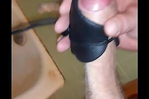 Cumming with a vibrating toy