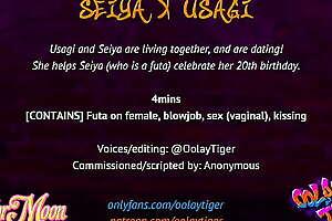 [SAILOR MOON] FUTA Seiya x Usagi - Erotic Audio Play by Oolay-Tiger
