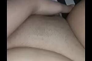 Rubbing my fat tight bbw pussy