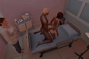 Femboy visiting doctor (second life)
