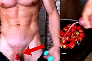 I command and order you how to jerk off! Cumming on strawberries! Dirty Russian talks