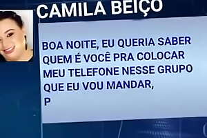Passou no Jornal Nacional da Globo Rodolfo de Almeida Colmanetti diz que ia sair do grupo do zap se não tirar a Camila Beiço