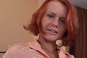 Cute redhead teen let her new boyfriend use her backdoor