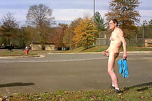 2nd Jerking Off Naked In Clear View Of Traffic November 2013