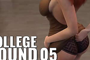 COLLEGE BOUND #05 - Sexy redhead showing off her thicc ass
