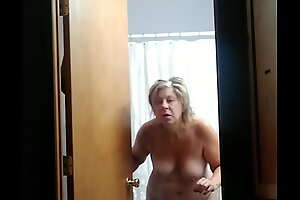 Wife undressing on hidden cam  3