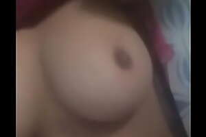 Indian girl showing her boobs and pussy to her client on video call
