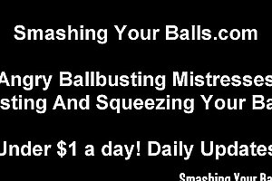 Your useless balls should be busted daily