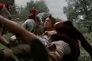 Rhona Mitra compelled wits Roman bulldoze and sold into bondage in Spartacus (2004)
