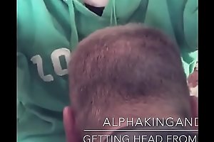 AlphaKingAndrew: Getting sucked by a fag