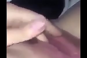 Young sexy girl fingering herself