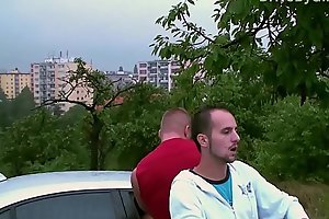 Cum through car window on a girl porn video face in public sex dogging gang bang orgy