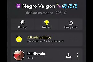 Snapchat Negro Vergon Big Dick Black