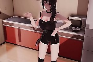 MMD 3D school teens gets sin guys around cum right on the face