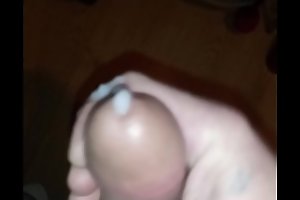 Cumming very hard after partying