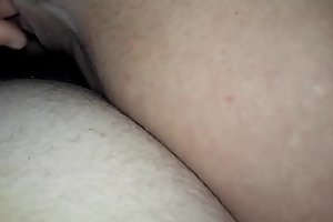 Filthy first date squirts on my ass then licks it off