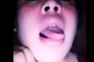 My hot wife show me tongue and lips