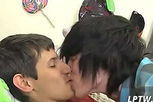 Anal scene with legal age teenager twinks