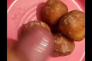 Cum covered donut holes are a nice treat.