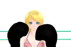 Boxing POV with Rin Kagamine (Femdom)
