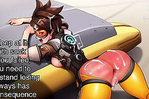Tracer (overwatch) Femdom Joi (heavy assplay) (heavy b.) (humiliation)(games)(CBT)(pissplay)
