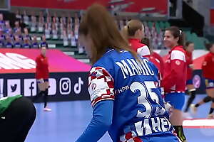 beautiful handball player sexy butt euro 2020