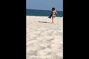 Thick Latina On The Beach